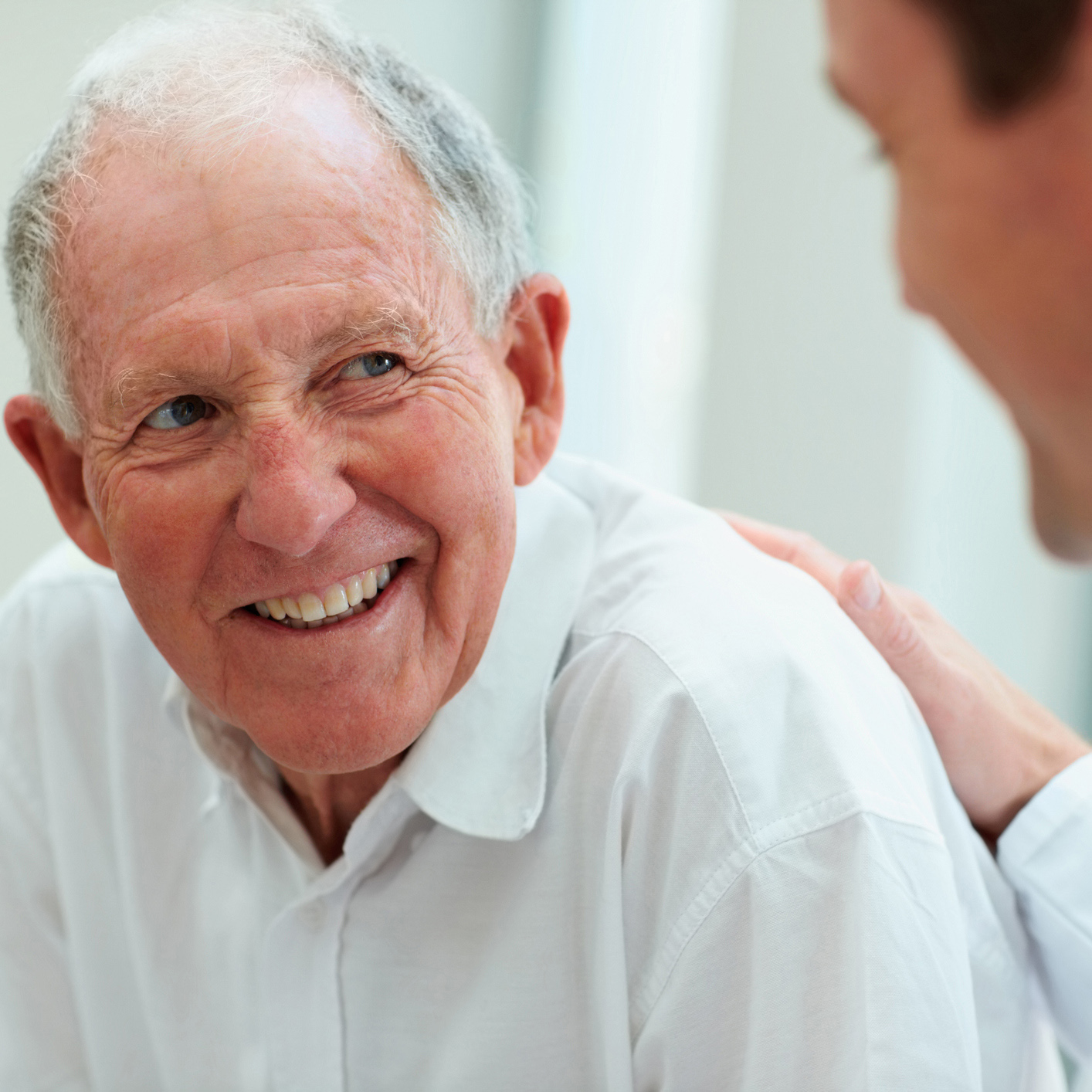 Doctor with elderly patient