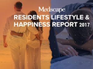 resident lifestyle - featured image of medscape residents lifestyle and happiness report 2017 title slide