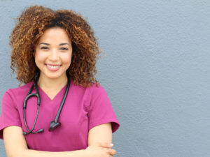 Weatherby Healthcare - advantages of locum tenens - featured image of female doctor on a locum tenens assignment