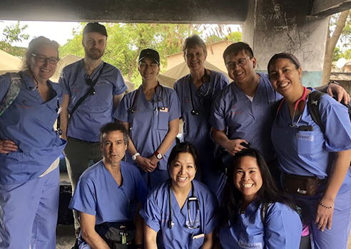 Medical mission team in Zambia