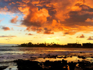 Hawaii Big Island Sunset - Locum tenens in Hawaii