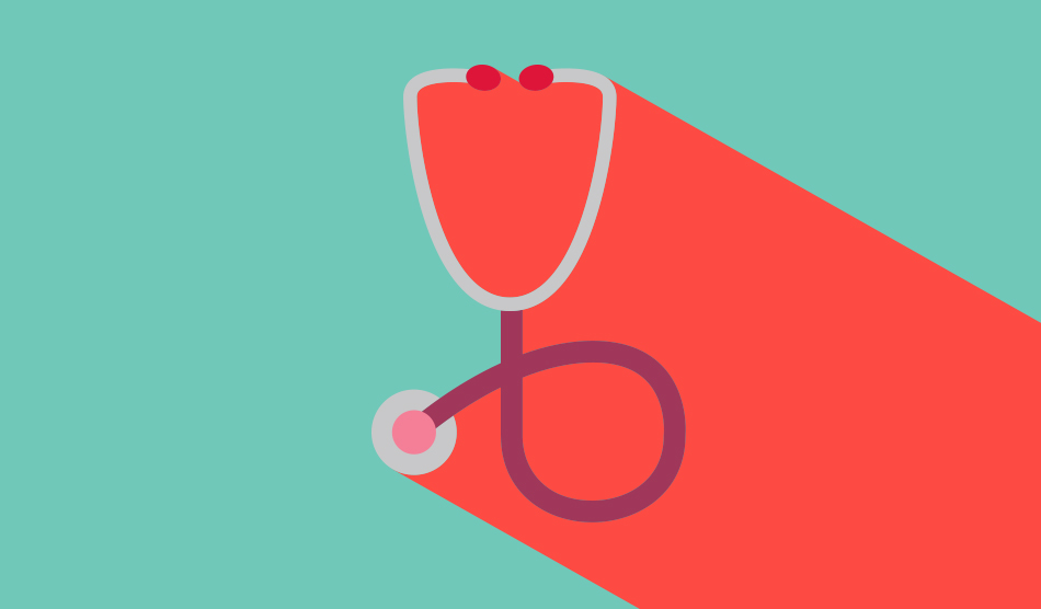 Locum tenens travel - illustration of stethoscope