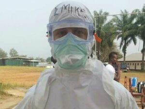 Physician fighting ebola and COVID-19
