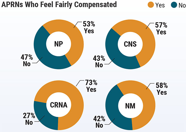 Chart - do NP's feel fairly compensated?