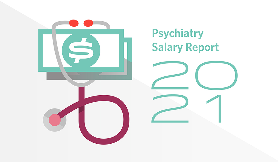 Graphic - psychiatrist salary report 2021