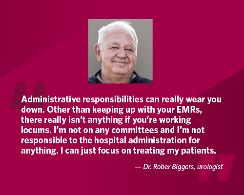 pull quote Dr Biggers administrative work
