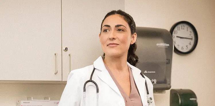 Doctor wearing stethoscope